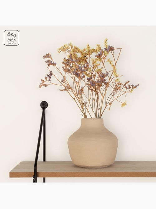 Max home scaffalatura da parete in legno 3 ripiani 50x12x49 cm - Kiabi Max home scaffalatura da parete in legno 3 ripiani 50x12x49 cm - Kiabi