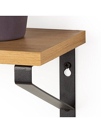Max home set 3 mensole da parete in legno di varie dimensioni