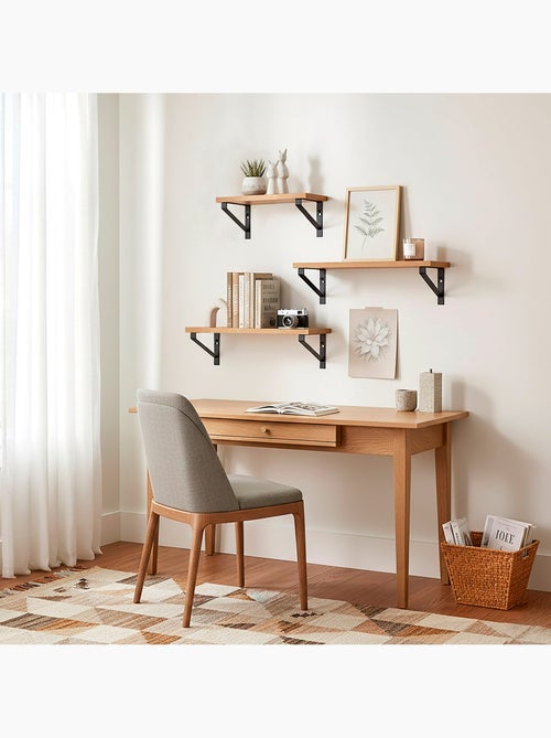 Max home set 3 mensole da parete in legno di varie dimensioni - Kiabi Max home set 3 mensole da parete in legno di varie dimensioni - Kiabi
