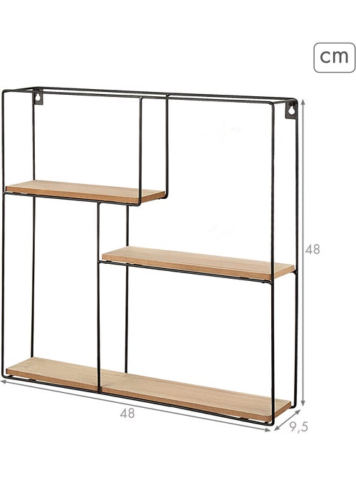 Max home set di 4 mensole da parete in legno, di varie dimensioni - Kiabi Max home set di 4 mensole da parete in legno, di varie dimensioni - Kiabi