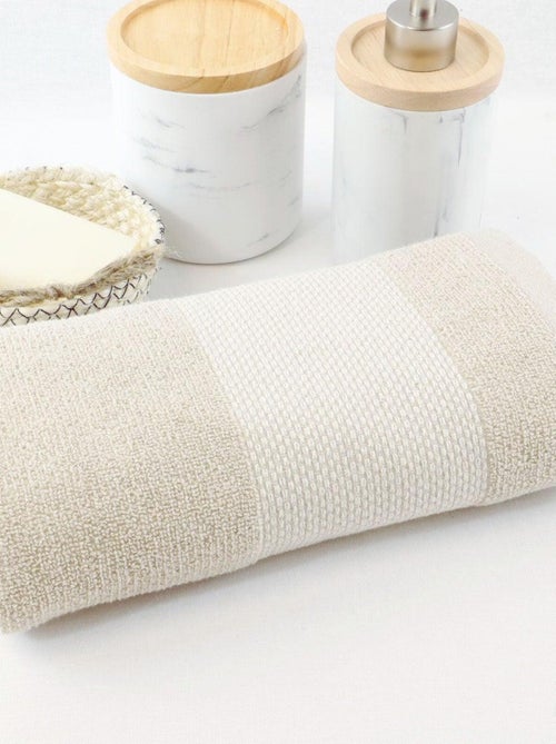 Maxi asciugamano da bagno cotone lino spugna ALINE - Kiabi