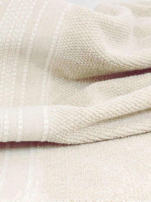 Maxi asciugamano da bagno cotone lino spugna LINA - Kiabi