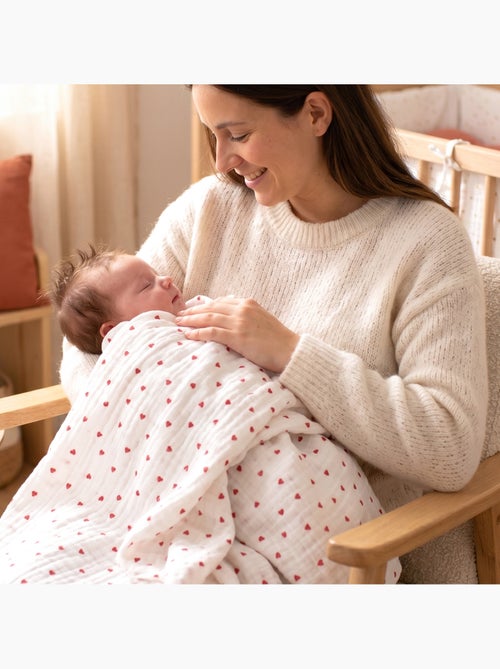 Maxi mussola per neonato in cotone | sevira kids - Kiabi Maxi mussola per neonato in cotone | sevira kids - Kiabi