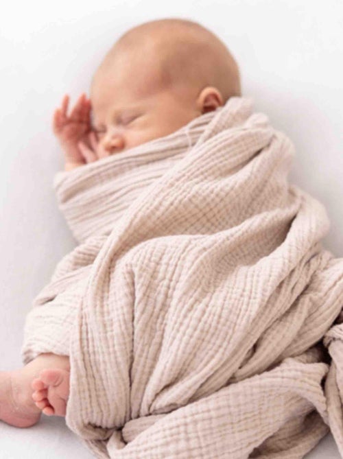 Maxi mussola per neonato in cotone | sevira kids | sevira kids - Kiabi Maxi mussola per neonato in cotone | sevira kids | sevira kids - Kiabi