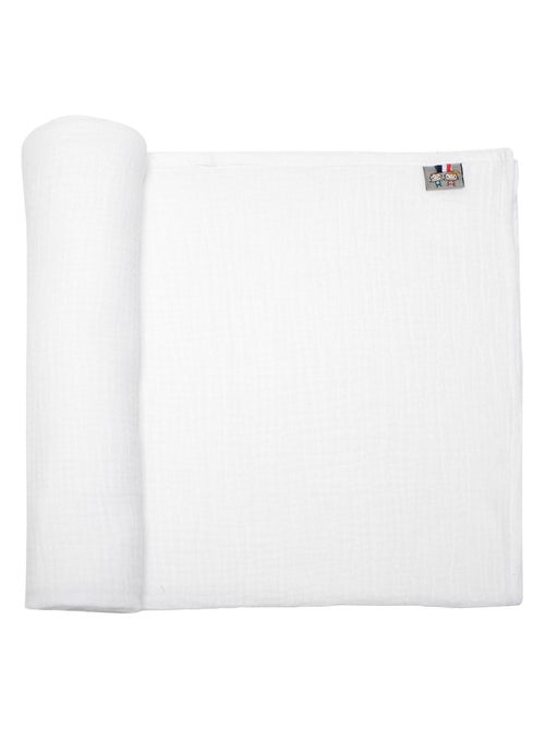 Maxi mussola per neonato in cotone | sevira kids | sevira kids - Kiabi Maxi mussola per neonato in cotone | sevira kids | sevira kids - Kiabi