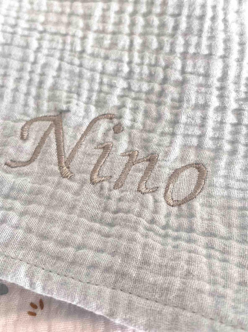Maxi mussola per neonato in cotone | sevira kids | sevira kids Grigio - Kiabi