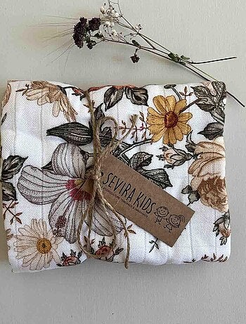 Maxi mussola per neonato in viscosa di bambù - SEVIRA KIDS