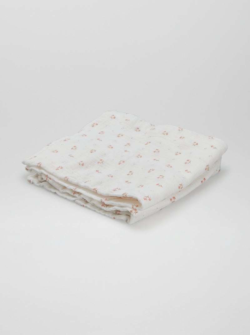 Maxi panno in cotone BIANCO - Kiabi