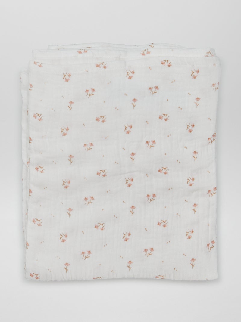 Maxi panno in cotone BIANCO - Kiabi