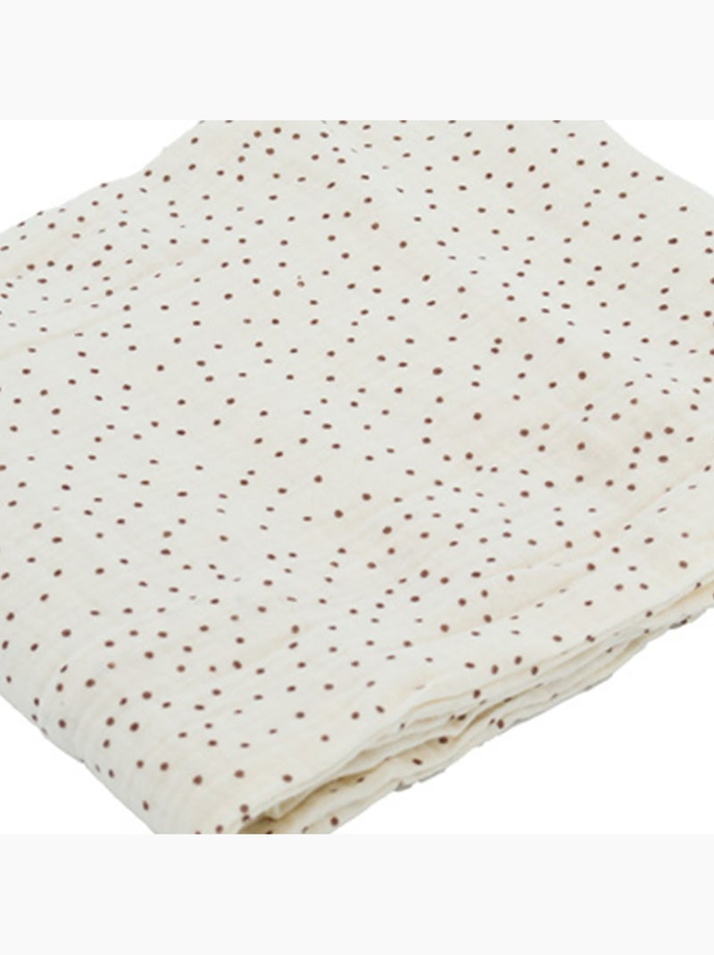 Maxi pannolino in mussola con pois Ecru - Kiabi