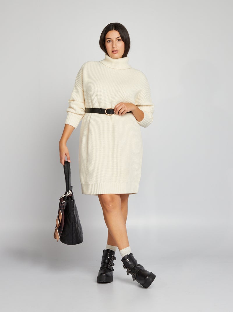 Maxi pull corto BEIGE - Kiabi