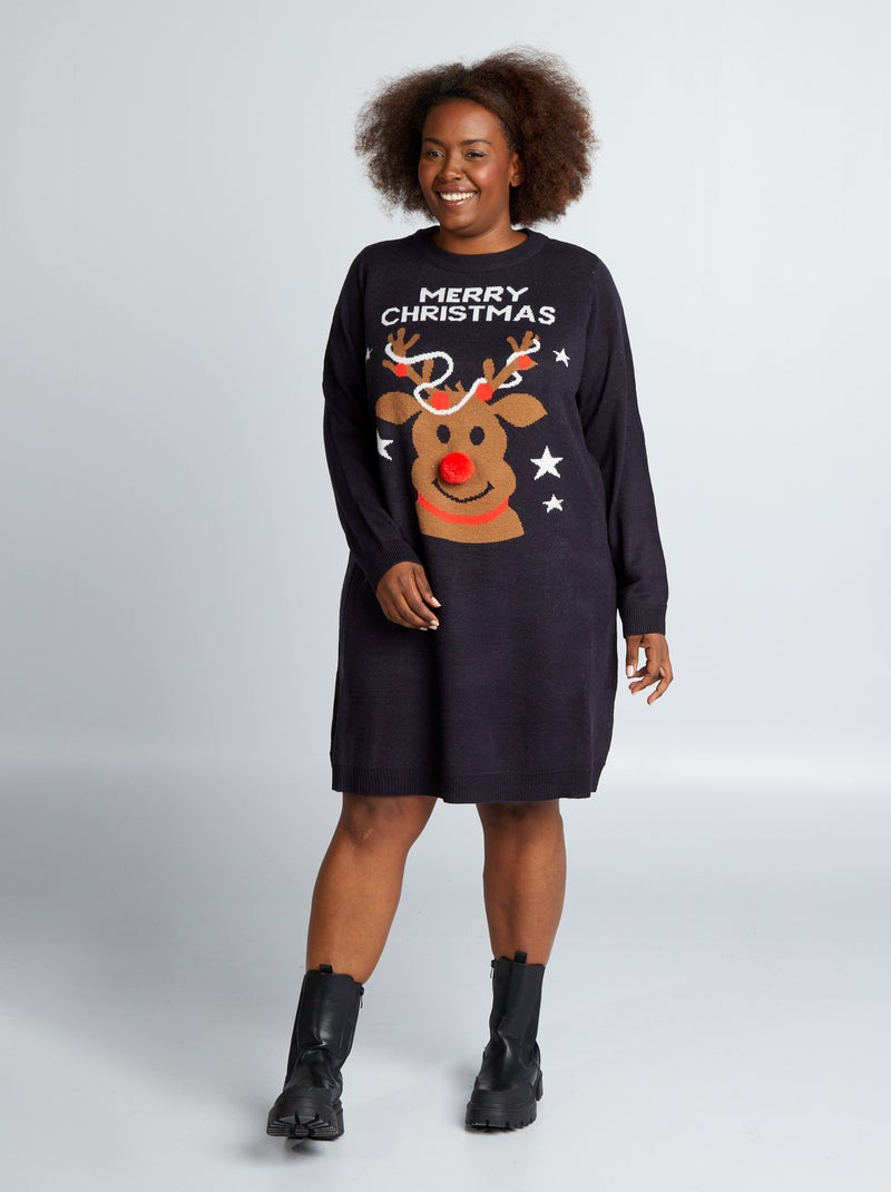 Kiabi Maxi Pull Natale Kiabi Maxi Pull Abito Maxi Pull In Maglia - Main Image