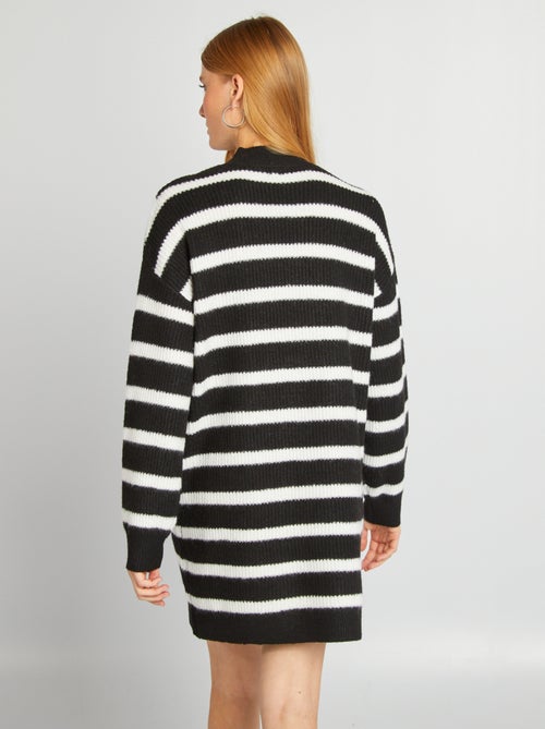 Maxi pull in maglia girocollo - Kiabi