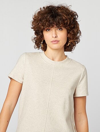 Maxi pull in maglia morbida a costine