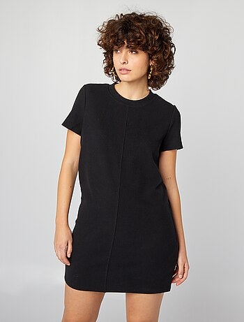 Maxi pull in maglia morbida a costine