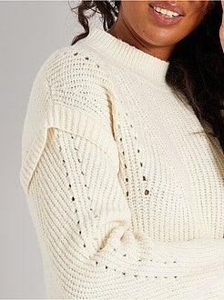 Maxi pull in maglia pesante - Kiabi