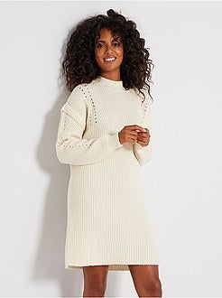 Maxi pull in maglia pesante - Kiabi