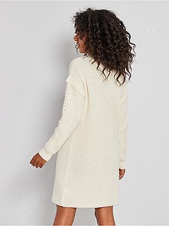 Maxi pull in maglia pesante - Kiabi