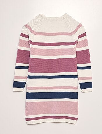 Maxi pull in maglia tricot