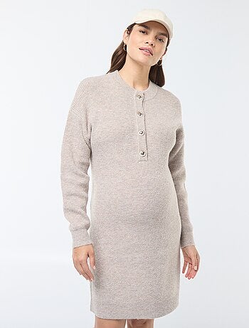 Maxi pull per l'allattamento con apertura con bottoni