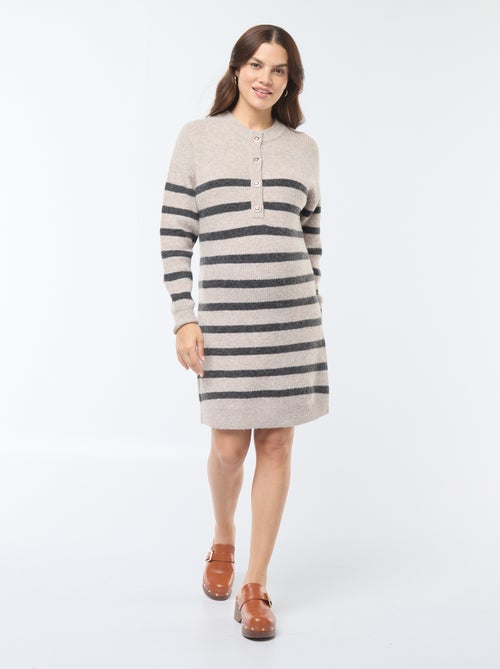 Maxi pull per l'allattamento con apertura con bottoni - Kiabi