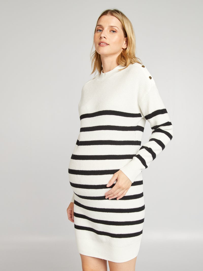 Maxi pull premaman BIANCO - Kiabi