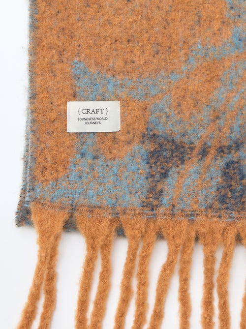 Maxi sciarpa morbida con frange - Kiabi