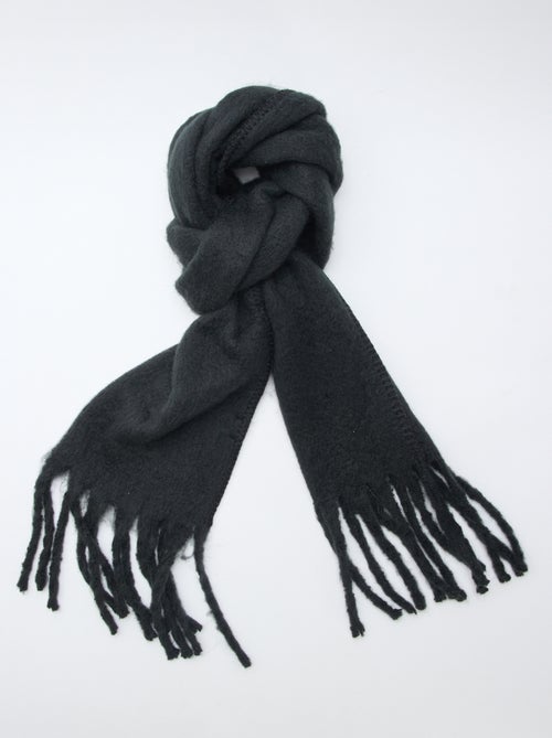 Maxi sciarpa morbida con frange - Kiabi