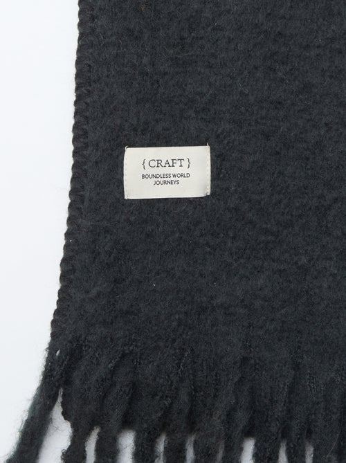 Maxi sciarpa morbida con frange - Kiabi