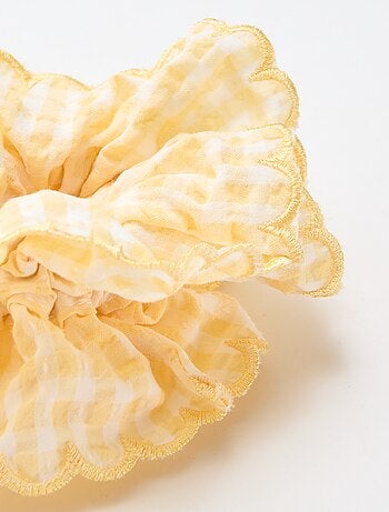Maxi scrunchie a quadri vichy