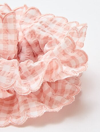 Maxi scrunchie a quadri vichy