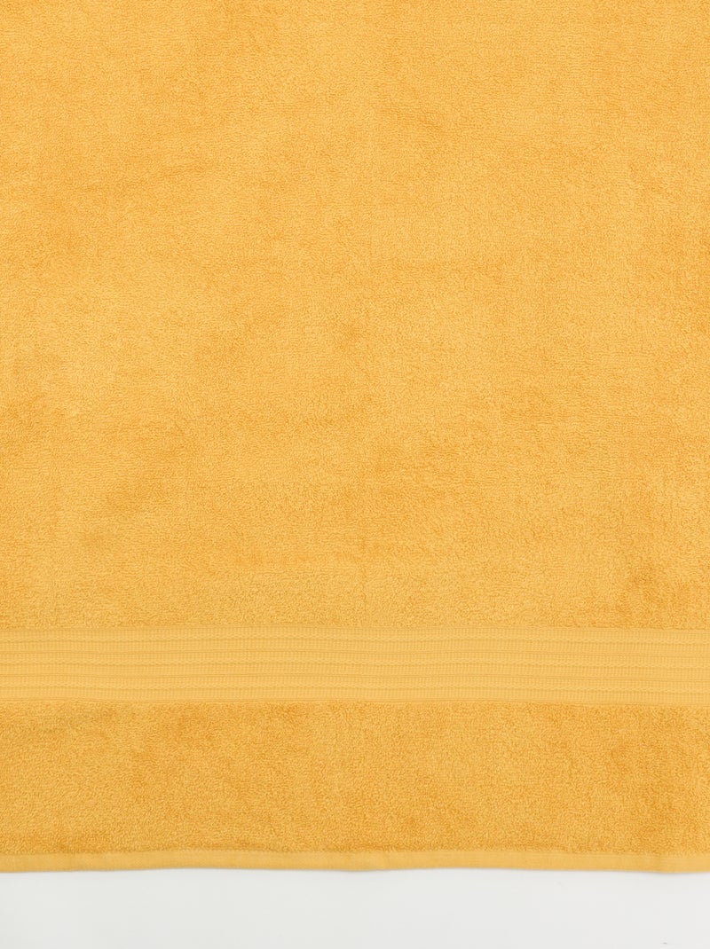 Maxi telo bagno 90 x 150 cm Giallo - Kiabi