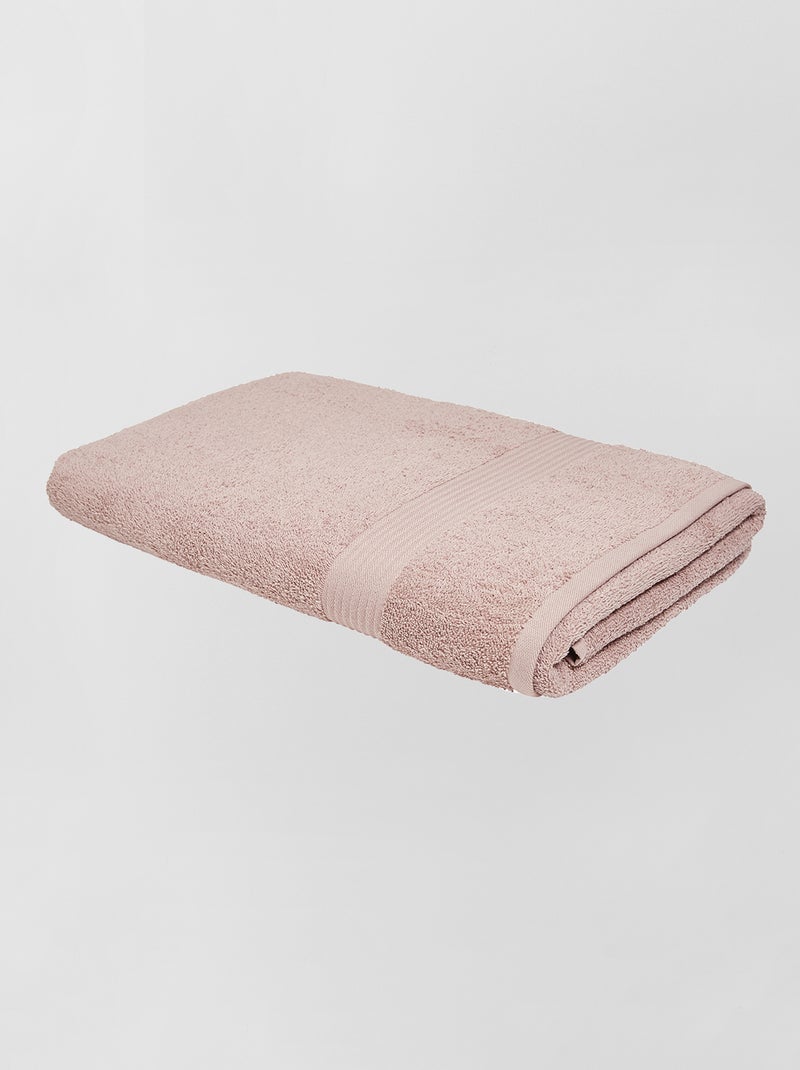 Maxi telo bagno 90 x 150 cm ROSA - Kiabi