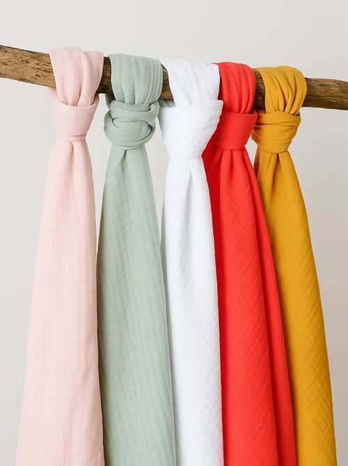 Maxi telo multiuso in cotone biologico - Kiabi