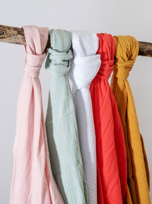 Maxi telo multiuso in cotone biologico - Kiabi