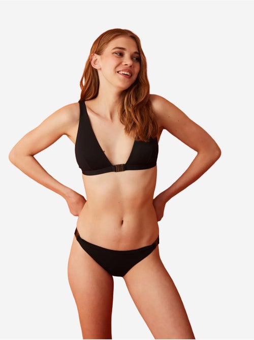 Maya top bikini con scollo a v profondo e dettaglio accessorio penti - Kiabi Maya top bikini con scollo a v profondo e dettaglio accessorio penti - Kiabi
