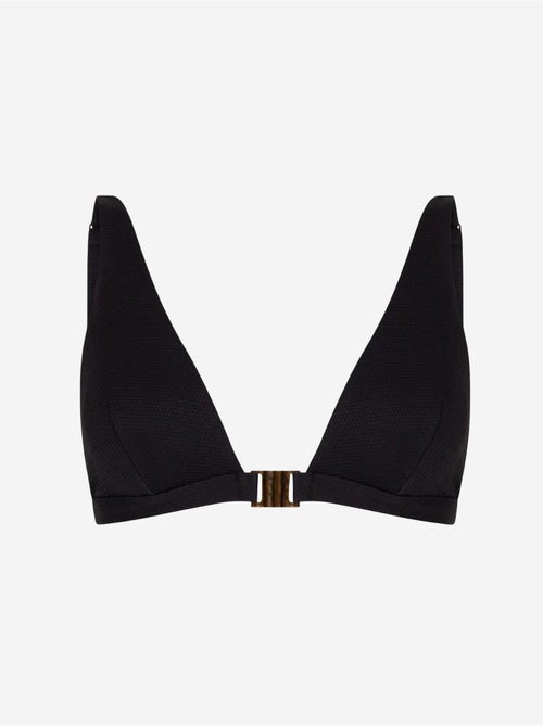 Maya top bikini con scollo a v profondo e dettaglio accessorio penti - Kiabi Maya top bikini con scollo a v profondo e dettaglio accessorio penti - Kiabi