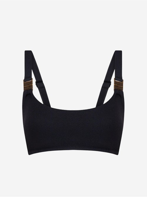 Maya top bikini con spalline e dettaglio accessorio penti - Kiabi Maya top bikini con spalline e dettaglio accessorio penti - Kiabi