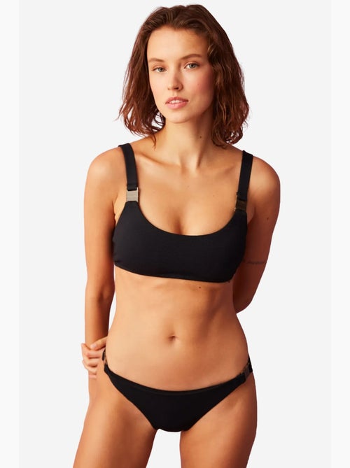 Maya top bikini con spalline e dettaglio accessorio penti - Kiabi Maya top bikini con spalline e dettaglio accessorio penti - Kiabi