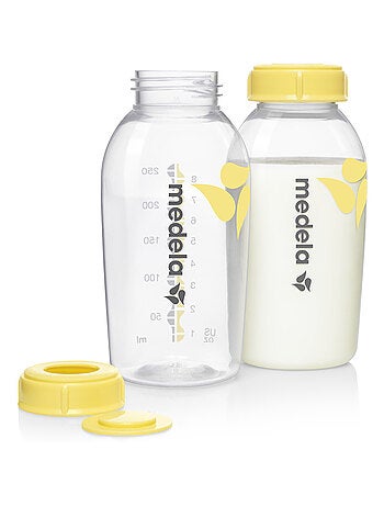 MEDELA - Biberons di raccolta 250 ml x2 - Conservazione del latte materno