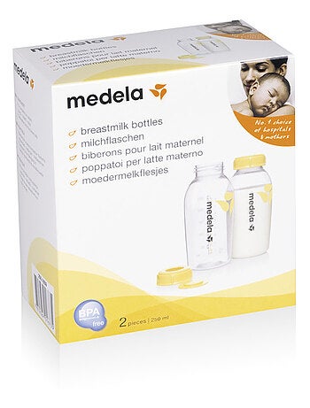 MEDELA - Biberons di raccolta 250 ml x2 - Conservazione del latte materno