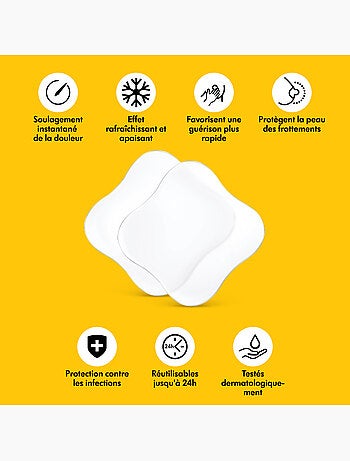 MEDELA - Compresse in idrogel - Confezione da 4 - Sollievo immediato