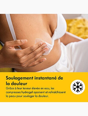 MEDELA - Compresse in idrogel - Confezione da 4 - Sollievo immediato