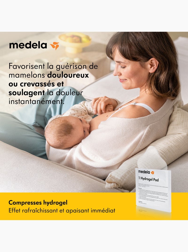 MEDELA - Compresse in idrogel - Confezione da 4 - Sollievo immediato Trasparente - Kiabi