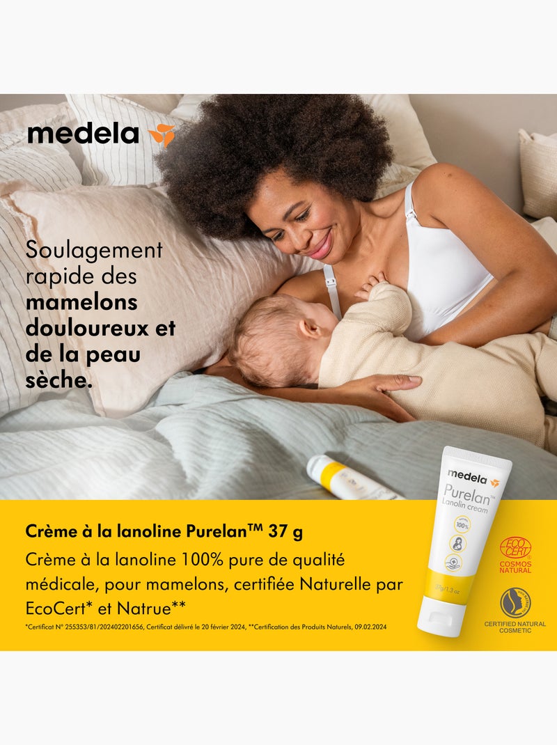 MEDELA - Crema per allattamento alla lanolina PureLan™ 37g - Lenisce e idrata Trasparente - Kiabi