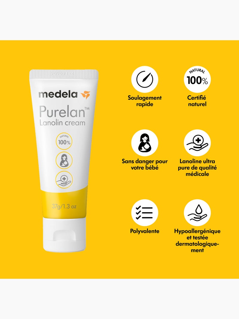 MEDELA - Crema per allattamento alla lanolina PureLan™ 37g - Lenisce e idrata Trasparente - Kiabi