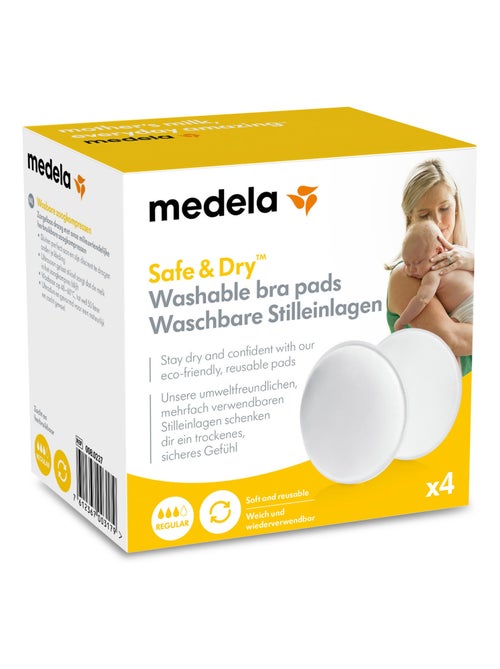MEDELA - Dischetti assorbenti lavabili - Confezione da 4 - Ultra assorbenti - Kiabi