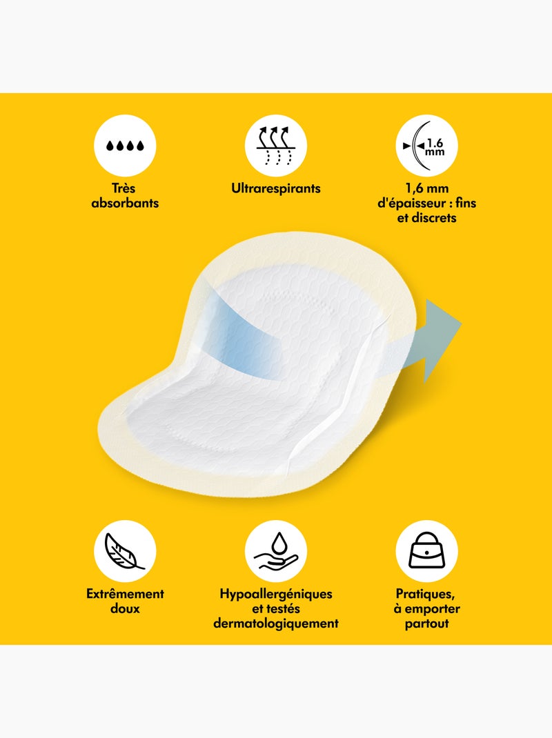 MEDELA - Dischetti per allattamento Ultra Traspiranti - Confezione da 60 - Assorbenti, sottili e Trasparente - Kiabi