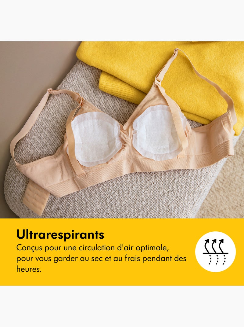 MEDELA - Dischetti per allattamento Ultra Traspiranti - Confezione da 60 - Assorbenti, sottili e Trasparente - Kiabi