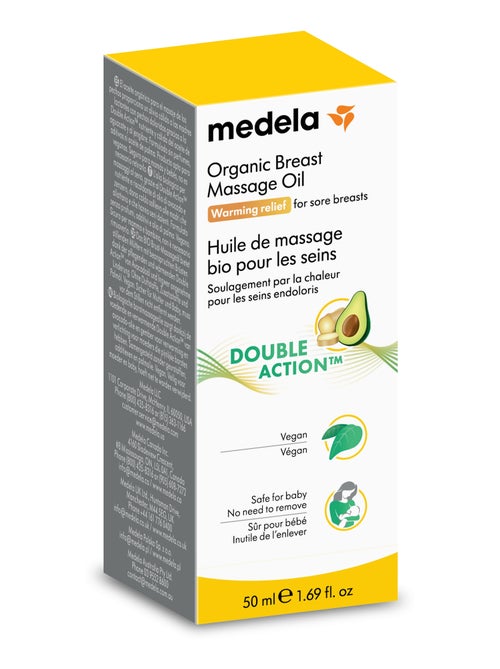 MEDELA - Olio da massaggio Double Action™ bio per il seno 50ml - Lenitivo - Kiabi